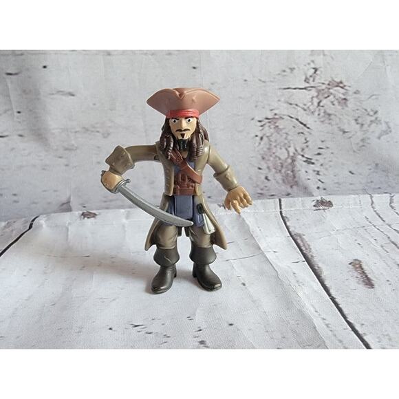 Disney Pirates of the Caribbean Dead Men Tell No Tales JACK SPARROW Figure - Picture 1 of 7